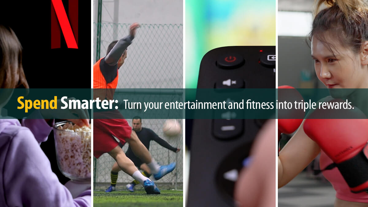 Earn 3x points on Streaming Services and Gym Memberships